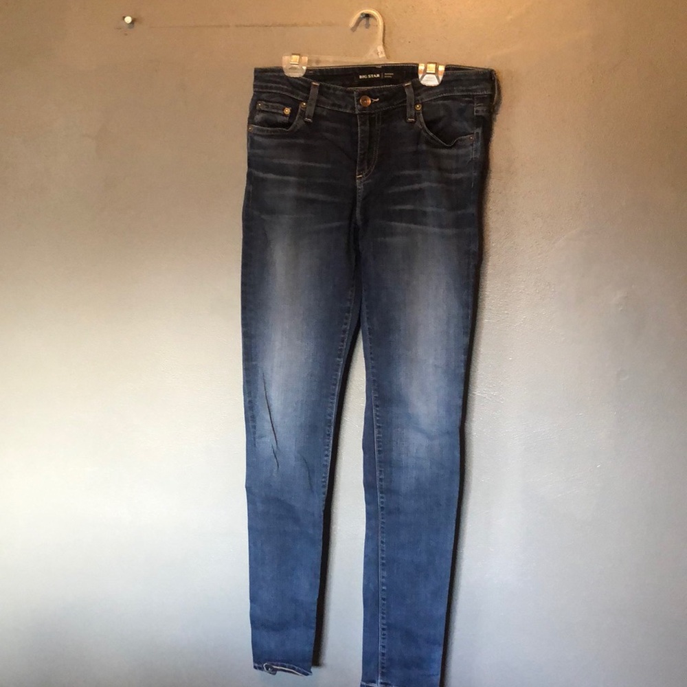 Big Star  size 27 R  wore  dark wash skinny